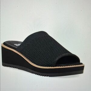 Eileen Fisher Telly Knit Wedge Slide Sandals